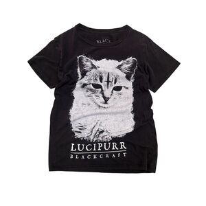 Black Craft kitten shirt